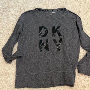 DKNY grey long sleeve shirt size XL